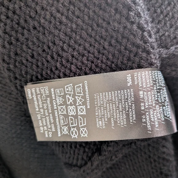 Killstar Black Textured Knit Cardigan - Picture 4 of 4